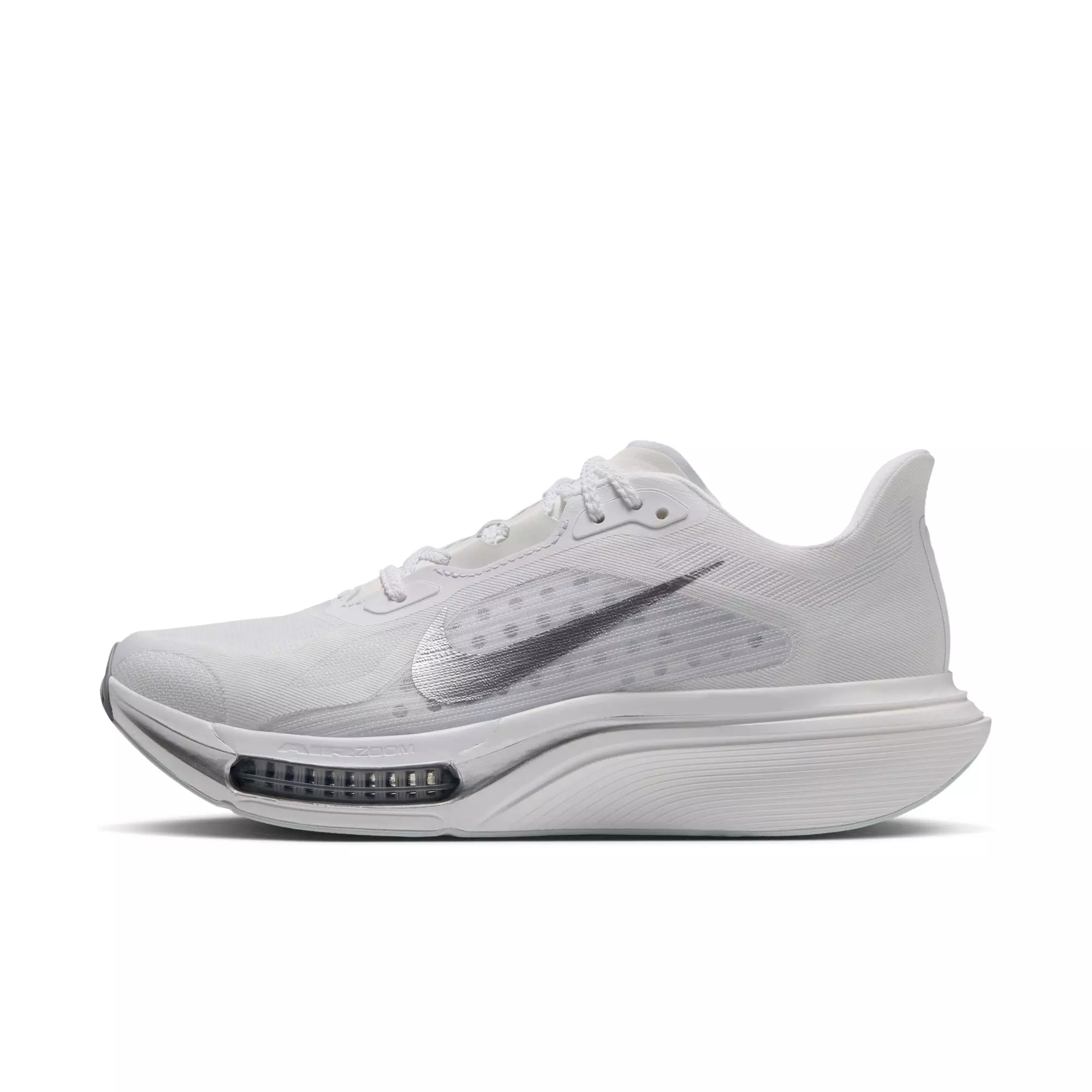 Nike Pegasus Plus 2 "White" Women's Road Running Shoe - WHITE/METALLIC SILVER/OFF WHITE