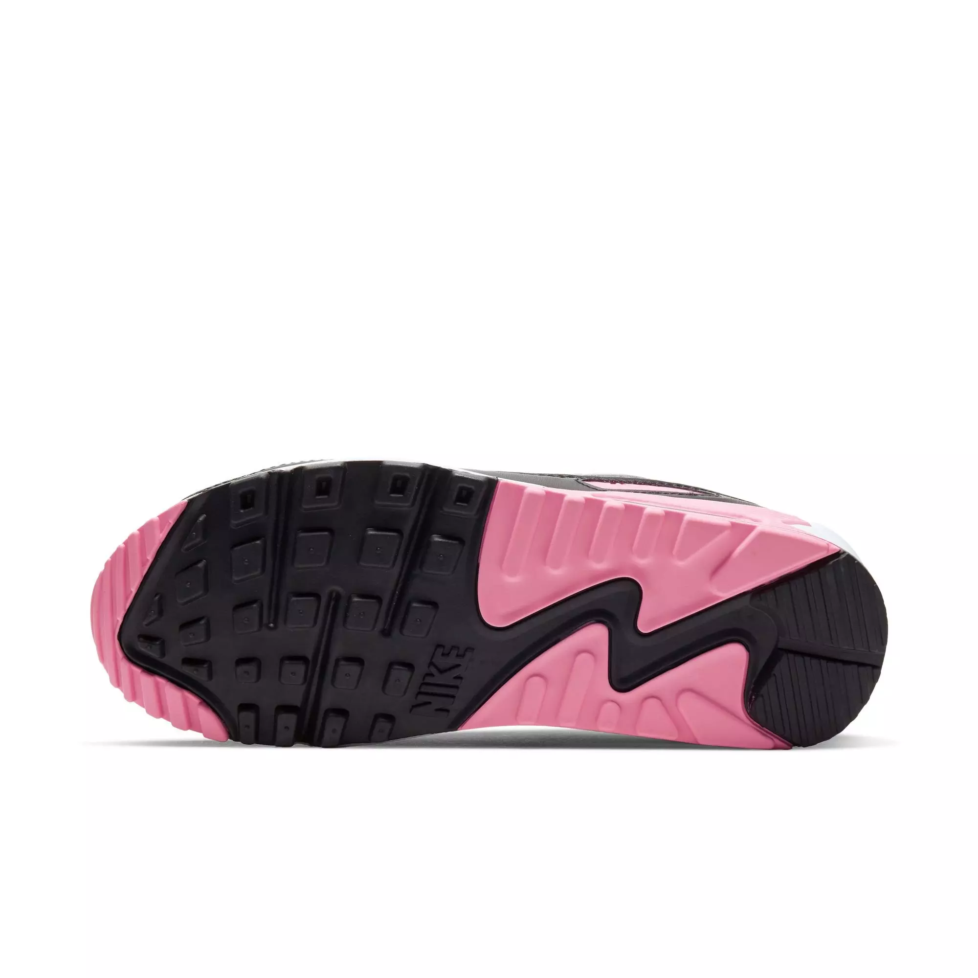 Nike Air Max 90 "White/Particle Grey/Rose/Black" Women's Shoe - WHITE/PINK