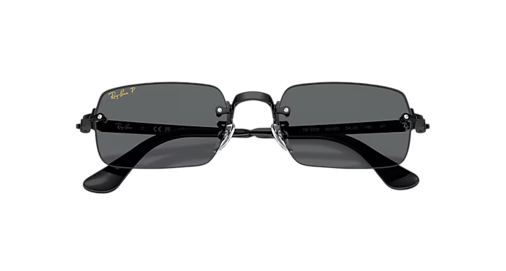 Ray Ban RB3928 by A$AP ROCKY - Black/Dark Grey Polarized - BLACK Thumbnail View 6