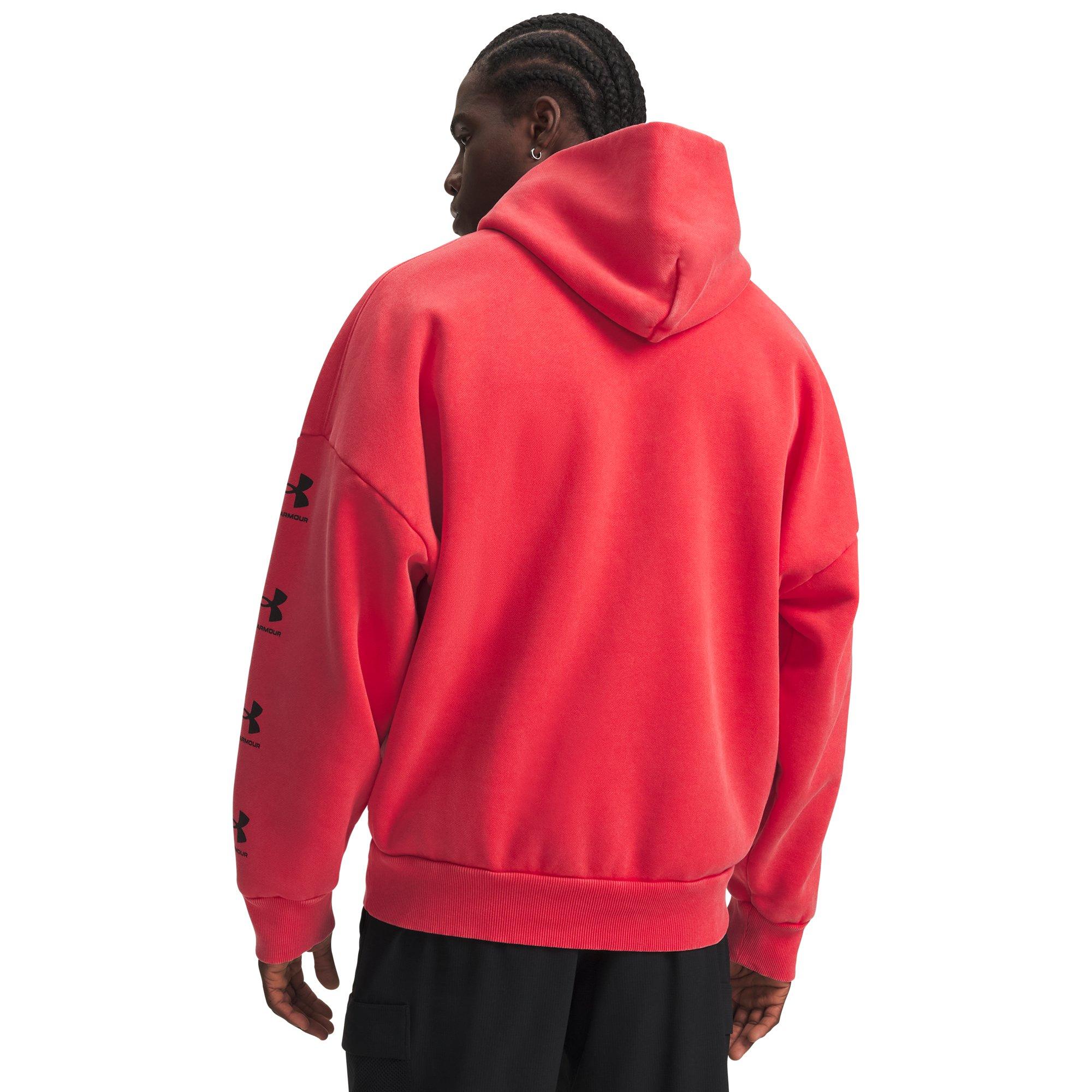 Under Armour X Dodge Men's Heavyweight Hellcat Hoodie - RED