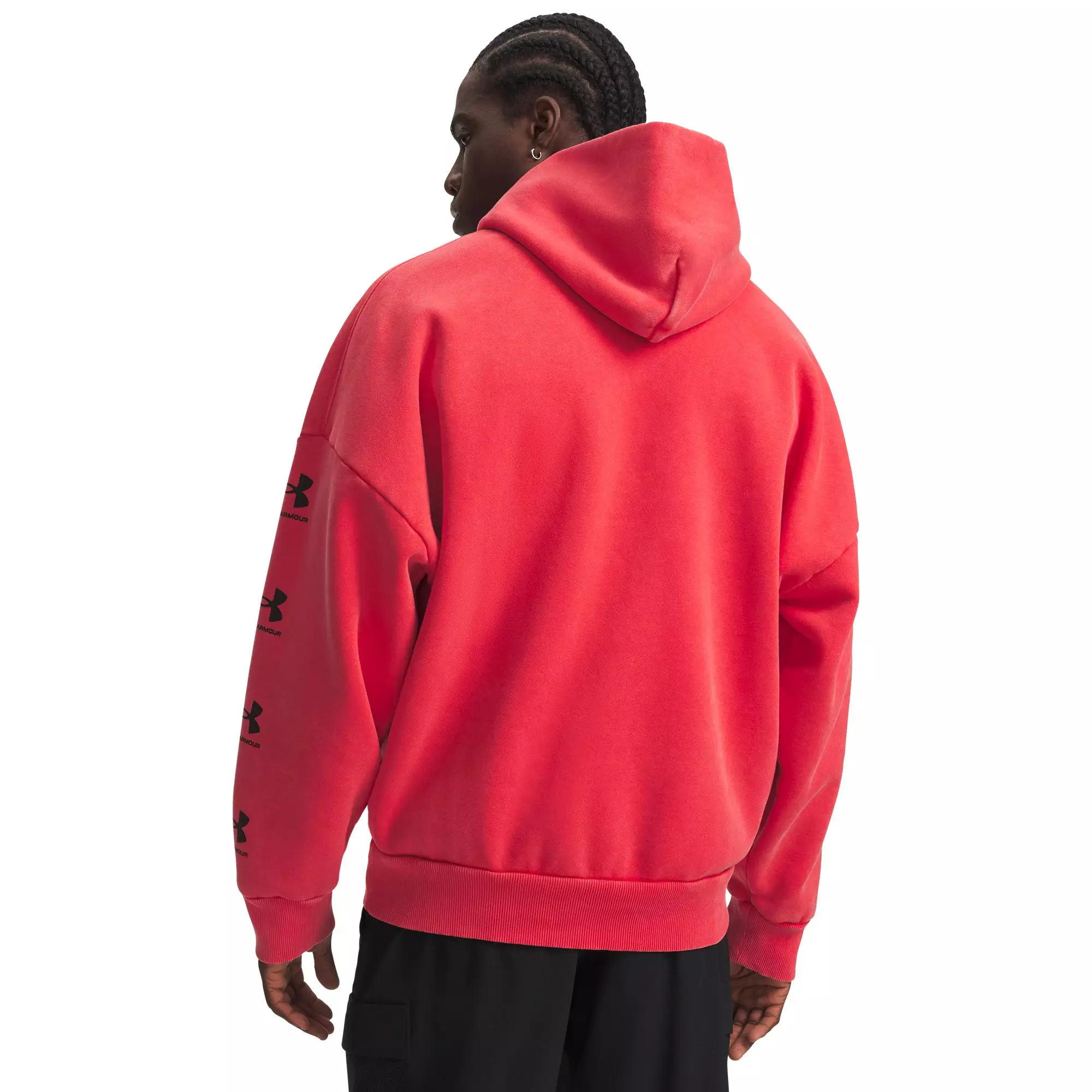 Under Armour X Dodge Men's Heavyweight Hellcat Hoodie - RED