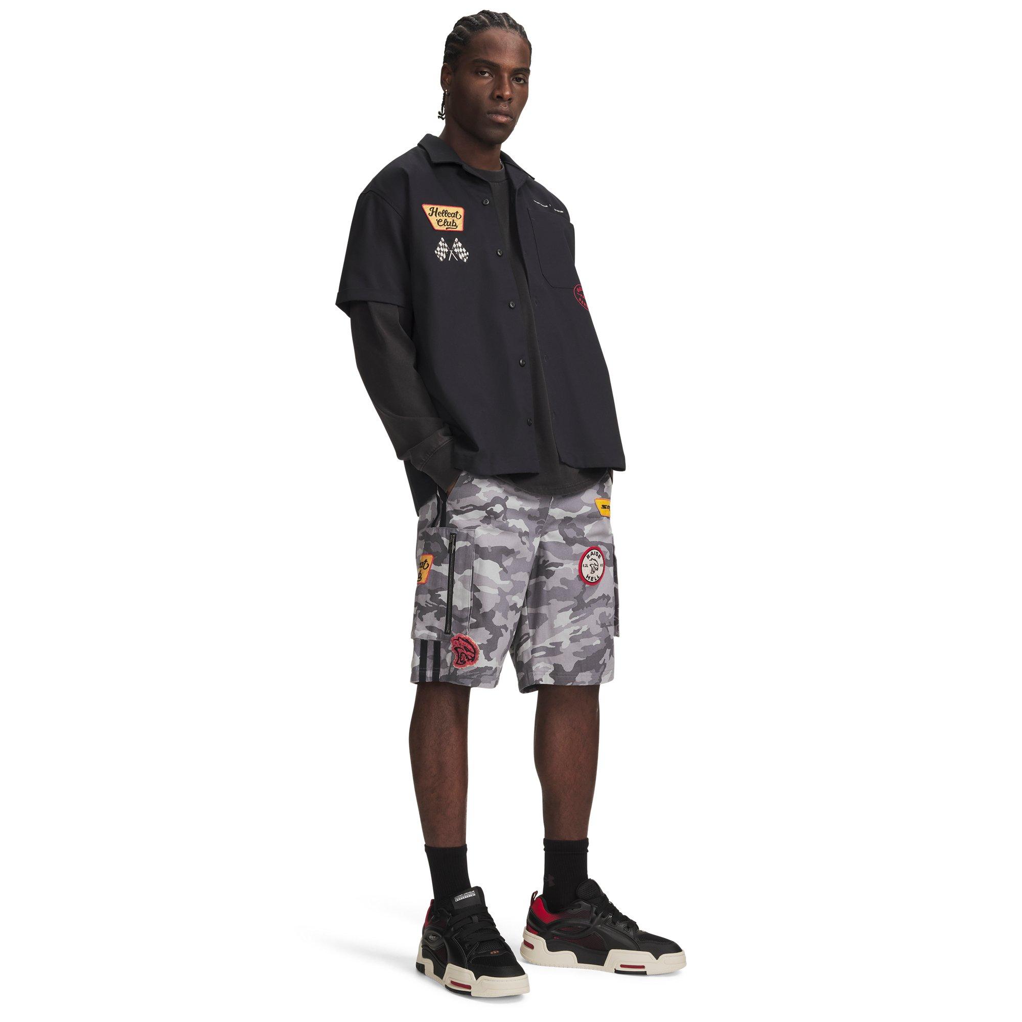 Under Armour X Dodge Cargo Shorts - Camo - BLACK