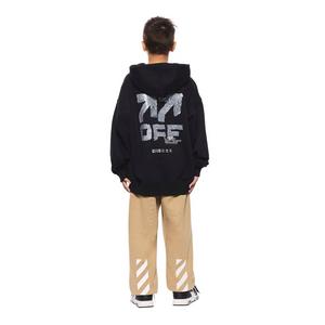 L/AB c/o Off-White Big Boys' Arrow Hoodie - Black - BLACK