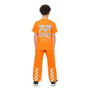 L/AB c/o Off-White Big Boys' Arrow Tee - Orange - ORANGE