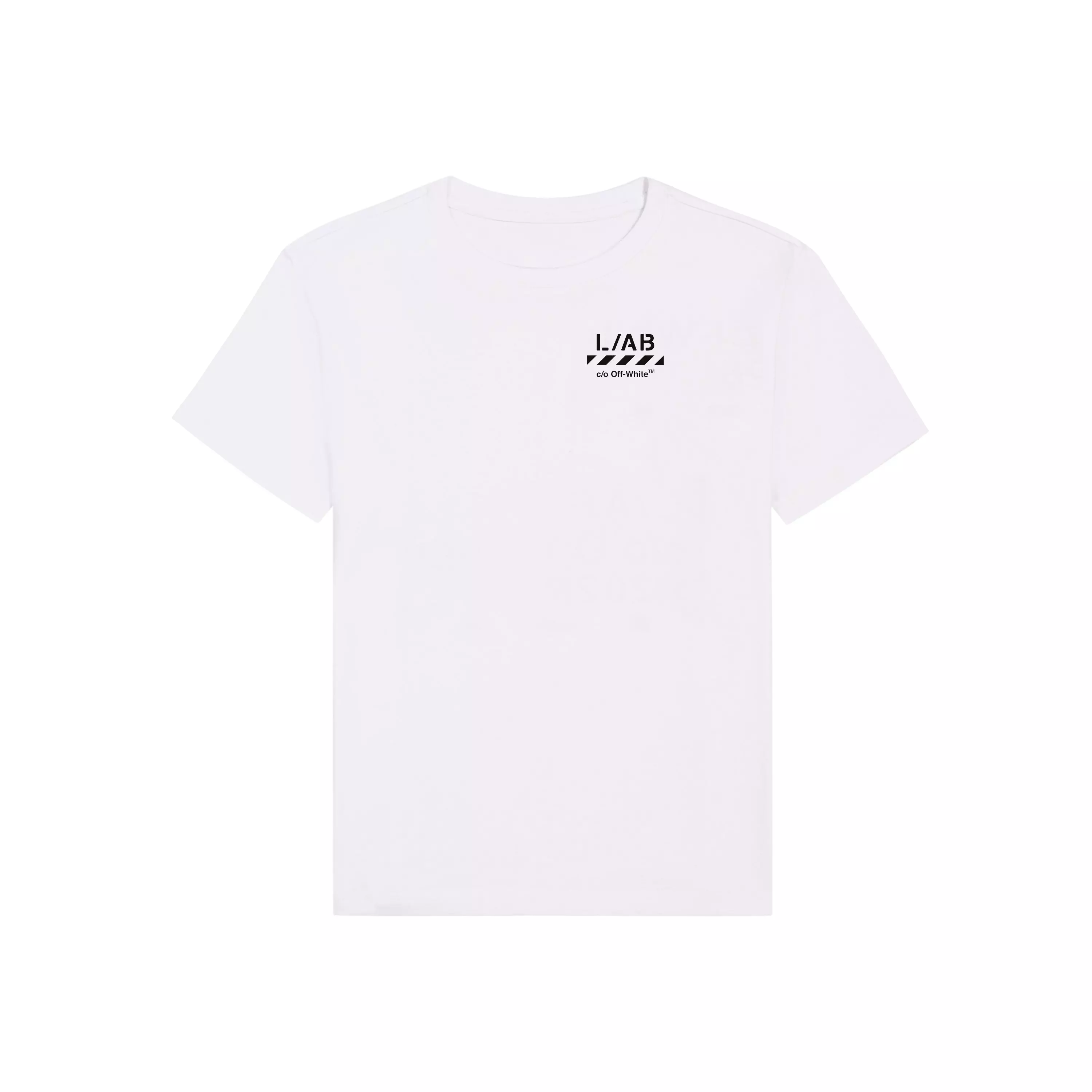 L/AB c/o Off-White Big Boys' Core Lab Tee - White - WHITE