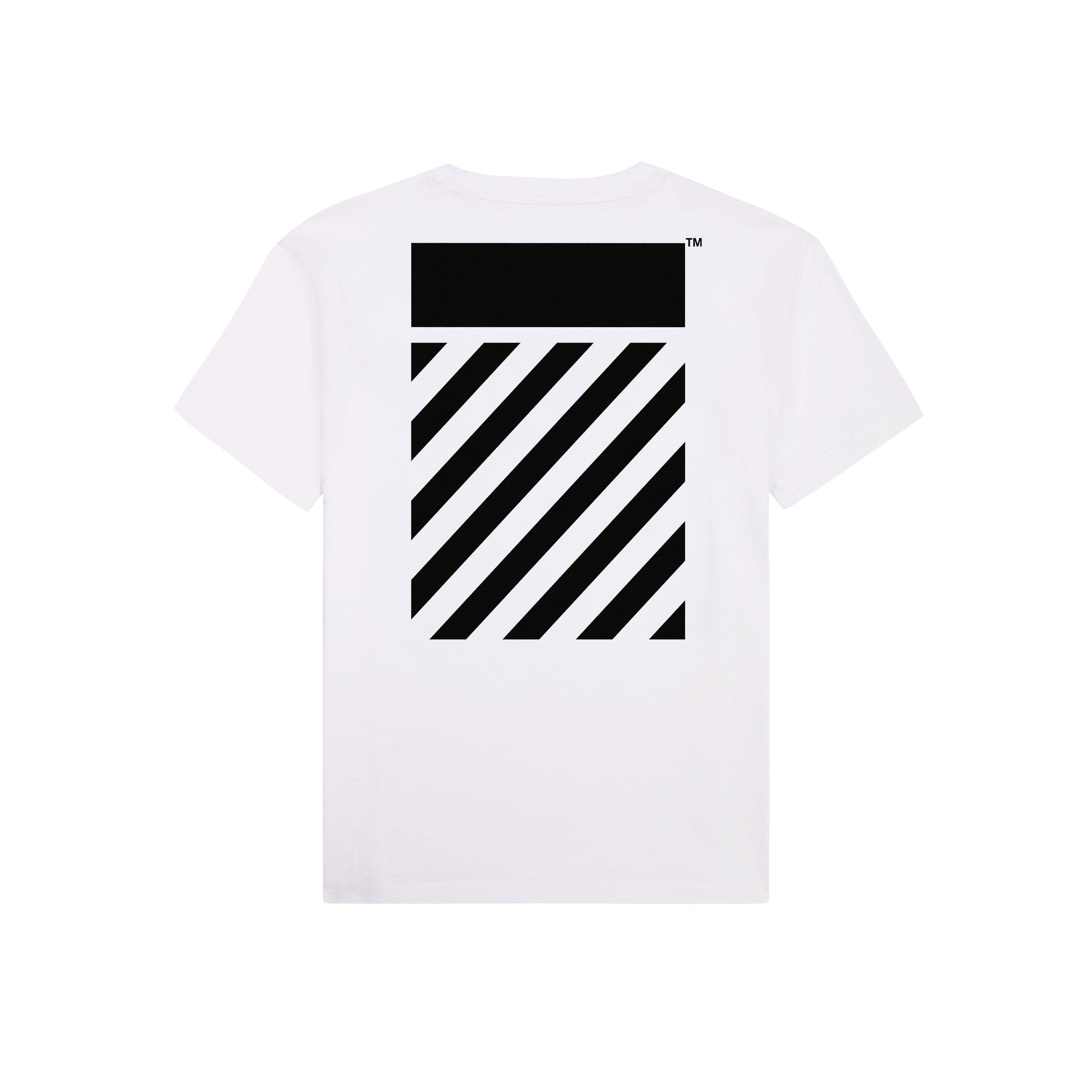 L/AB c/o Off-White Big Boys' Core Lab Tee - White - WHITE