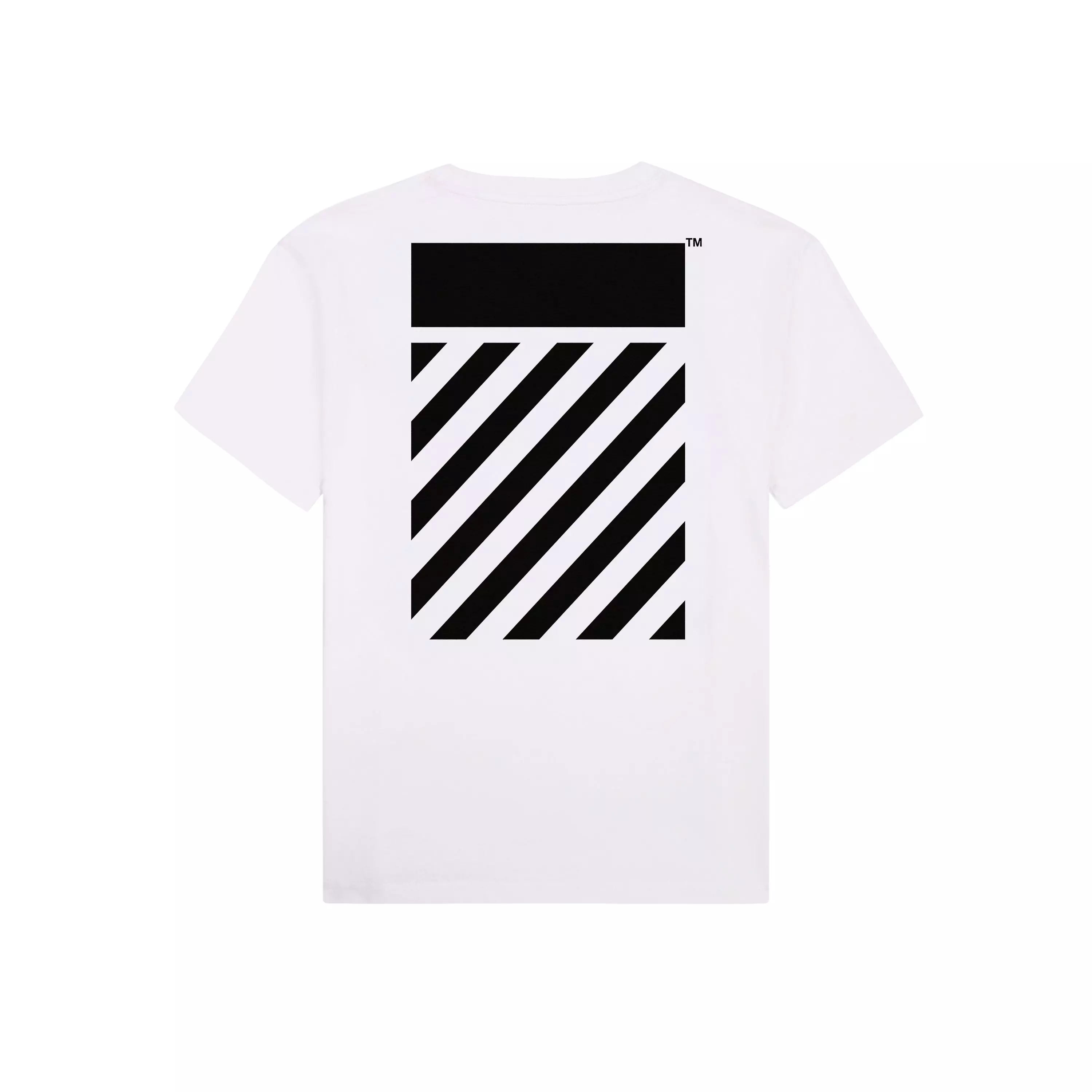 L/AB c/o Off-White Big Boys' Core Lab Tee - White - WHITE