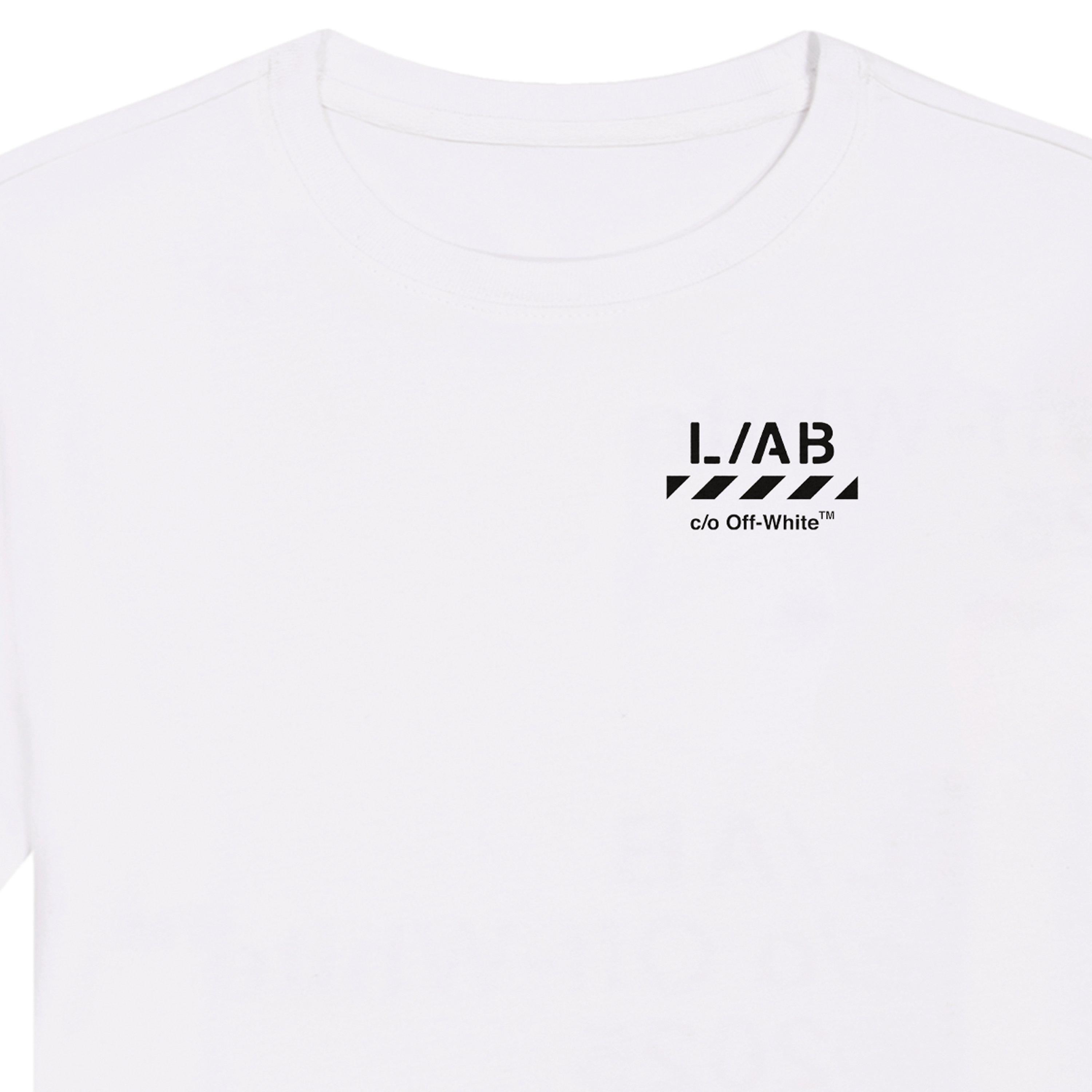 L/AB c/o Off-White Big Boys' Core Lab Tee - White - WHITE