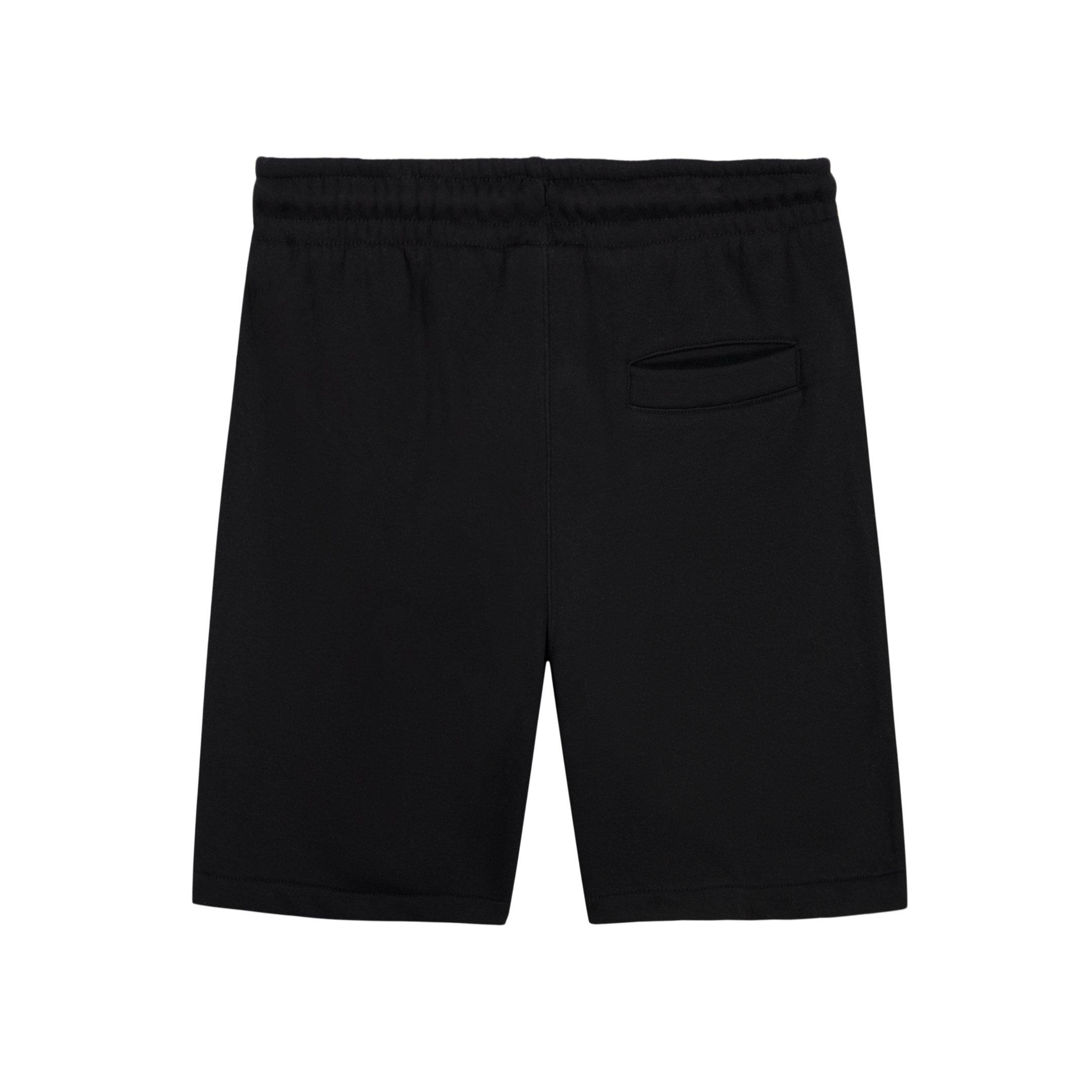 L/AB c/o Off-White Big Boys' Logo Basic Shorts - Black - BLACK