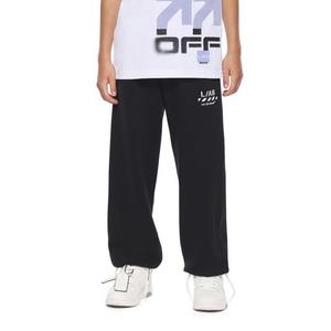 L/AB c/o Off-White Big Boys' Core Lab Joggers - Black - BLACK