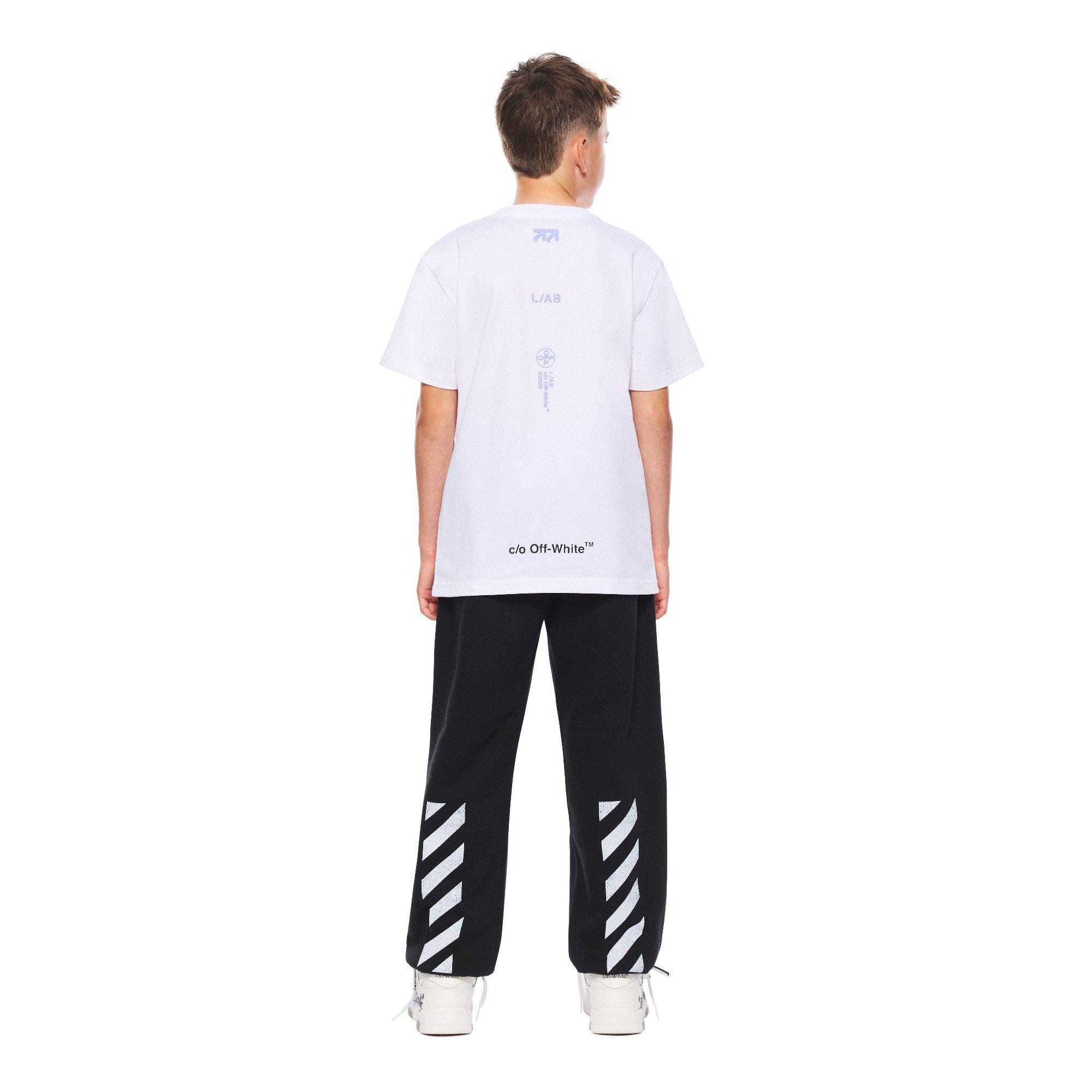 L/AB c/o Off-White Big Boys' Core Lab Joggers - Black - BLACK