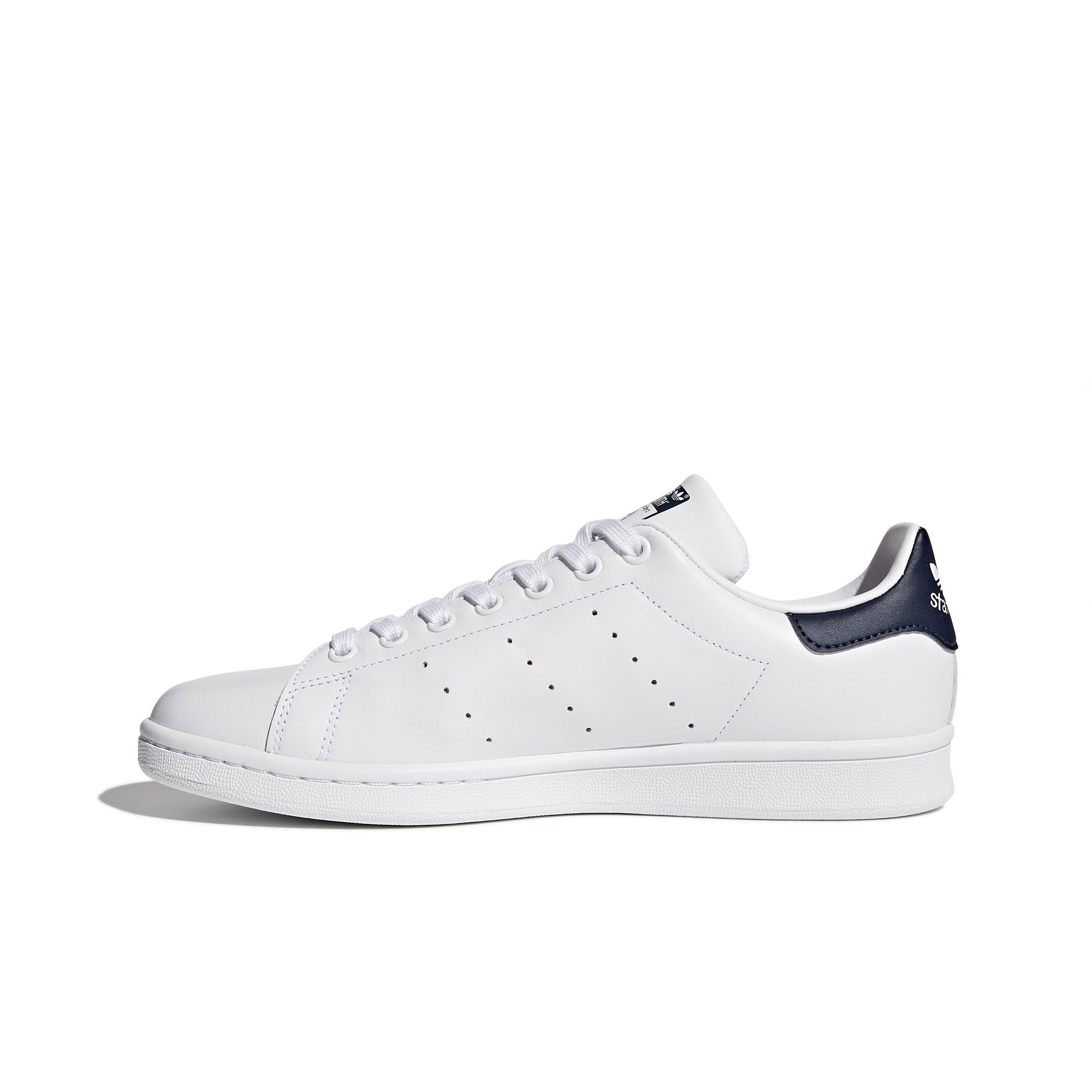 adidas Originals Stan Smith "Core White/Dark Blue" Men's Shoe - WHITE/BLUE