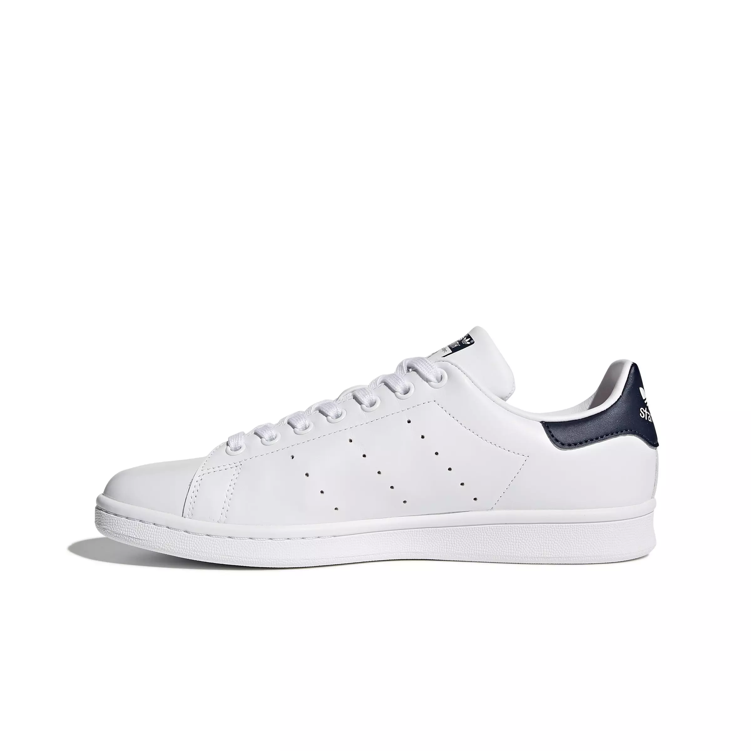 adidas Originals Stan Smith "Core White/Dark Blue" Men's Shoe - WHITE/BLUE