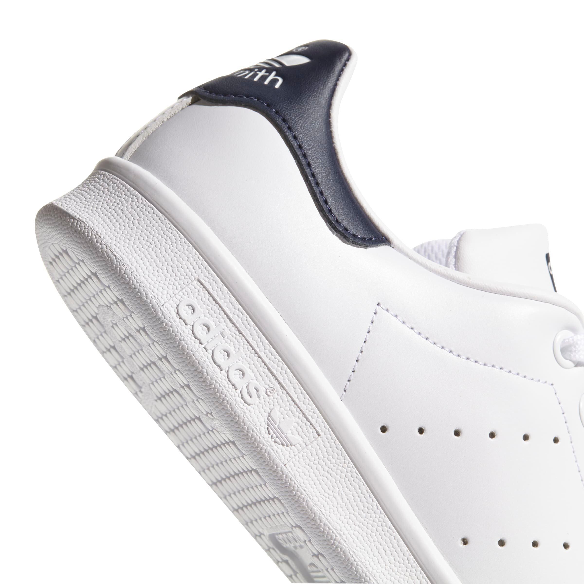 adidas Originals Stan Smith "Core White/Dark Blue" Men's Shoe - WHITE/BLUE