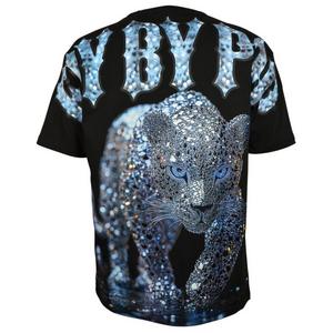 Streetz Iz Watchin Men's FBP Diamond Jaguar Tee - BLACK