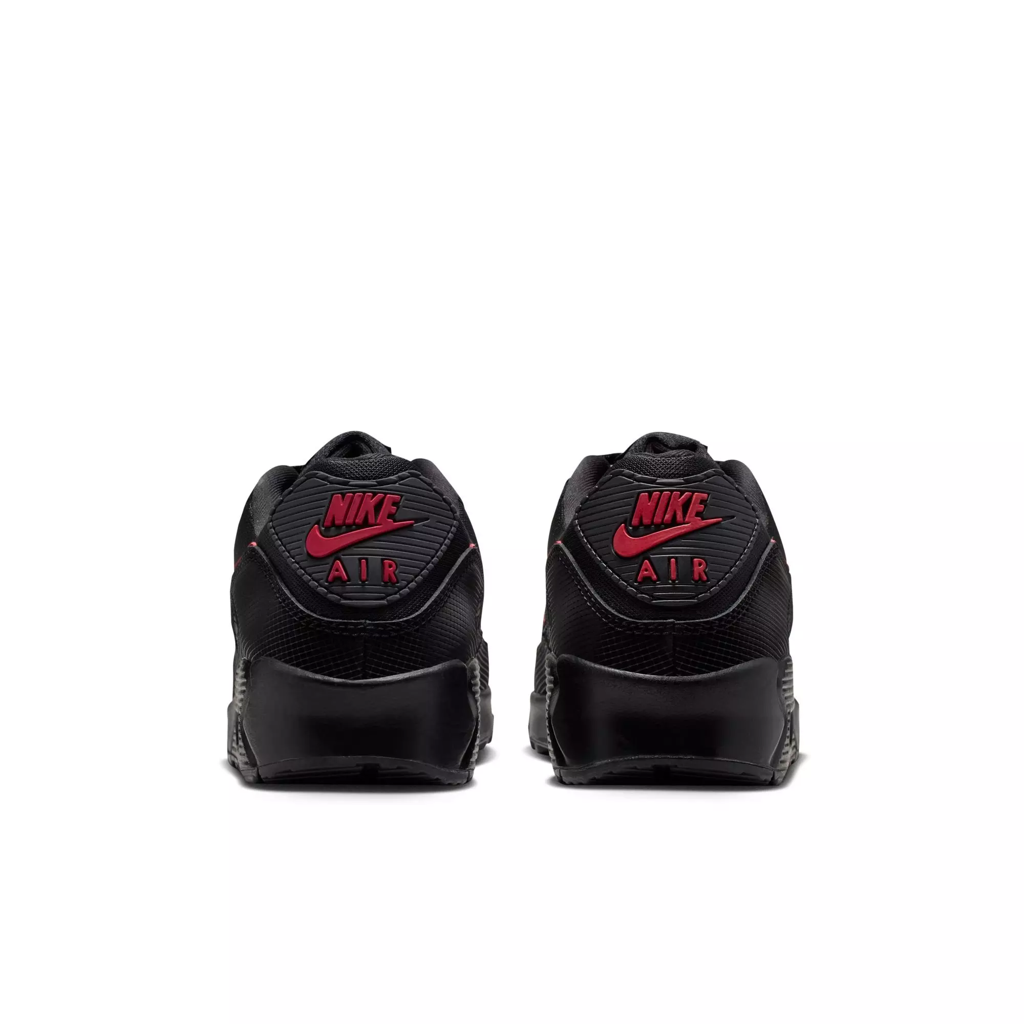 Nike Air Max 90 "Black/Tough Red" Men's Shoe - BLACK/RED
