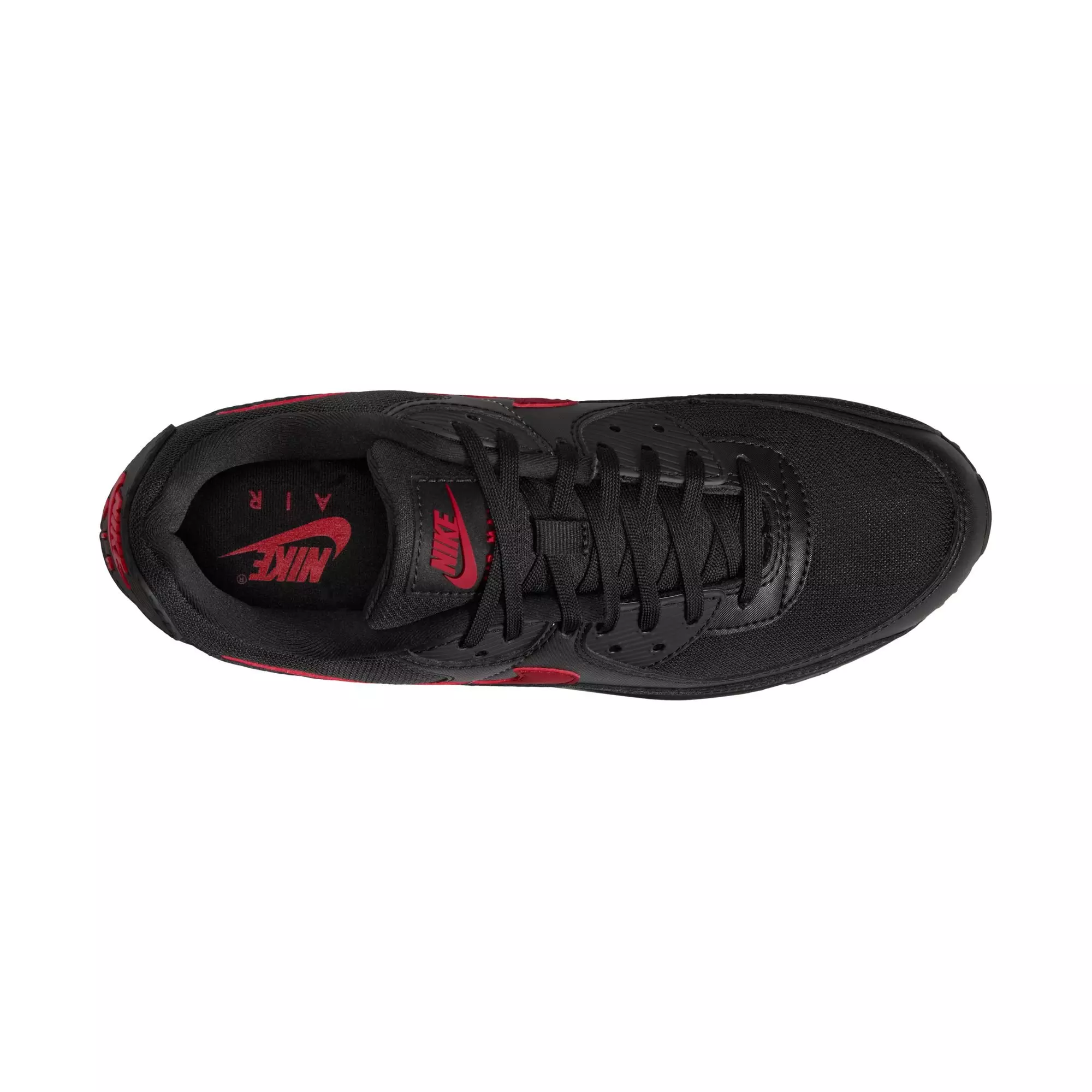 Nike Air Max 90 "Black/Tough Red" Men's Shoe - BLACK/RED