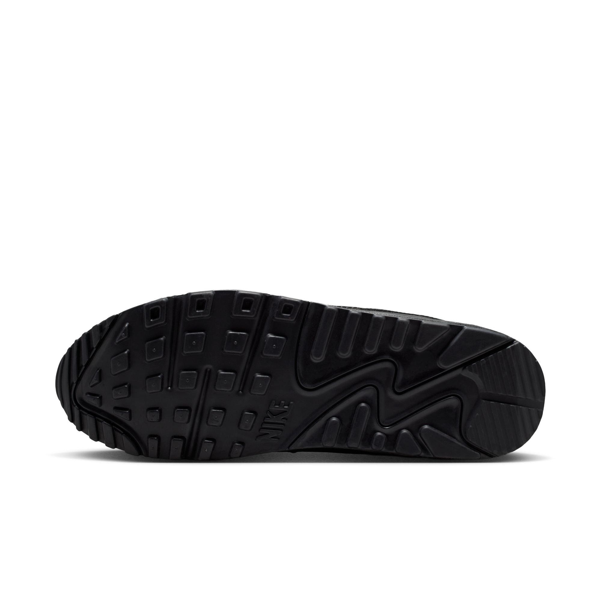 Nike Air Max 90 "Black/Tough Red" Men's Shoe - BLACK/RED
