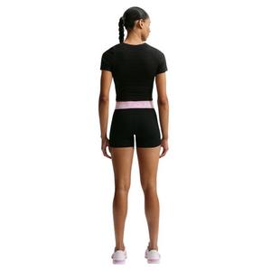 Nike Women's Pro 3-Inch Shorts - Black/Pink - BLACK/PINK