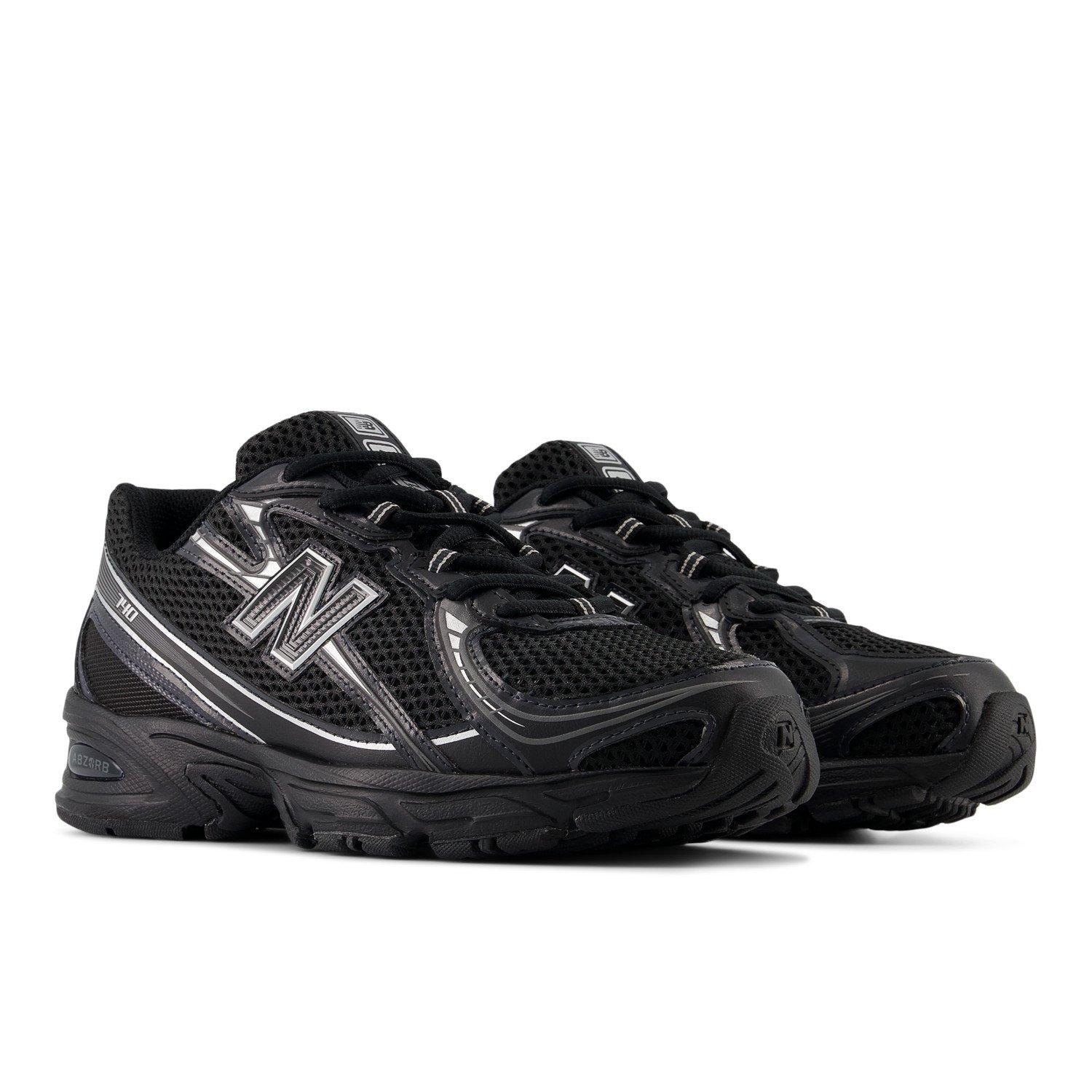 New Balance 740 "Black/Metallic Silver" Men's Shoe - BLACK/SILVER