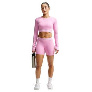 Nike Women's Pro 5-Inch Shorts - Pink Rise - PINK