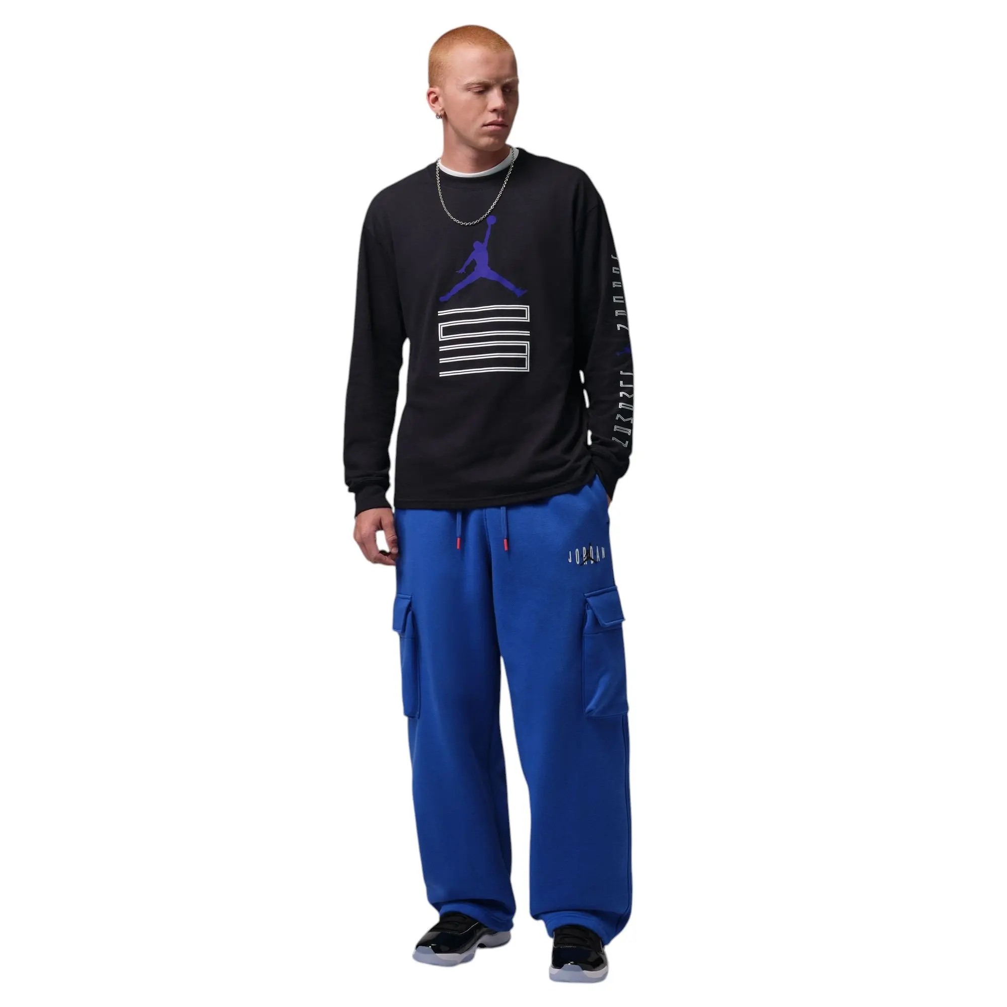 Jordan "Space Jam" Men's Long-Sleeve Tee - BLACK
