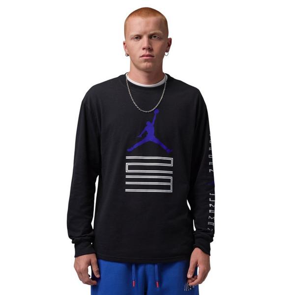 Jordan "Space Jam" Men's Long-Sleeve Tee - BLACK