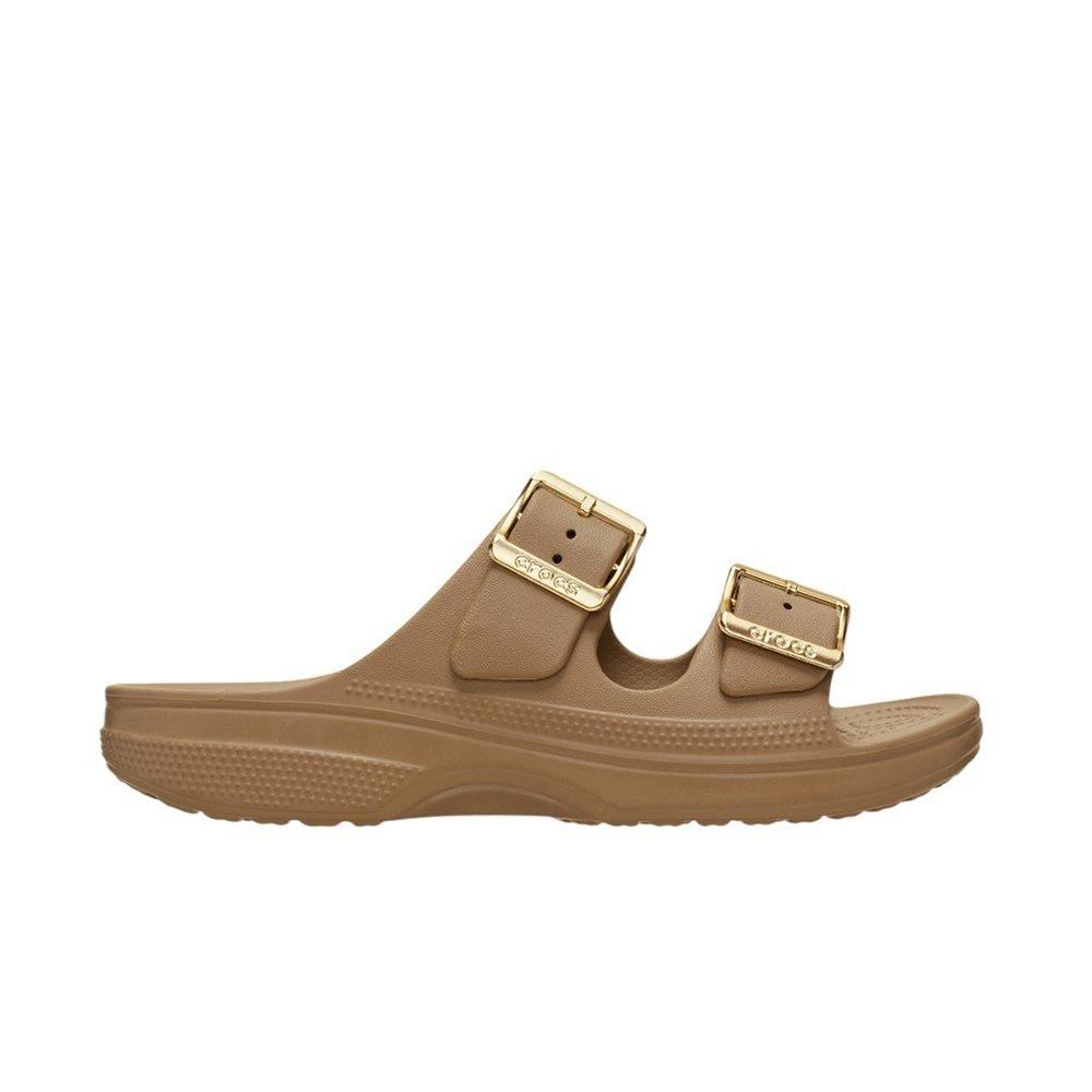 Crocs Saturday Metallic Buckle "Sepia" Women's Sandal - SEPIA