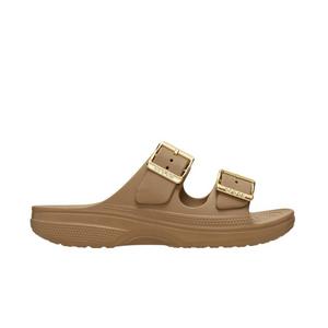 Crocs Saturday Metallic Buckle "Sepia" Women's Sandal - SEPIA