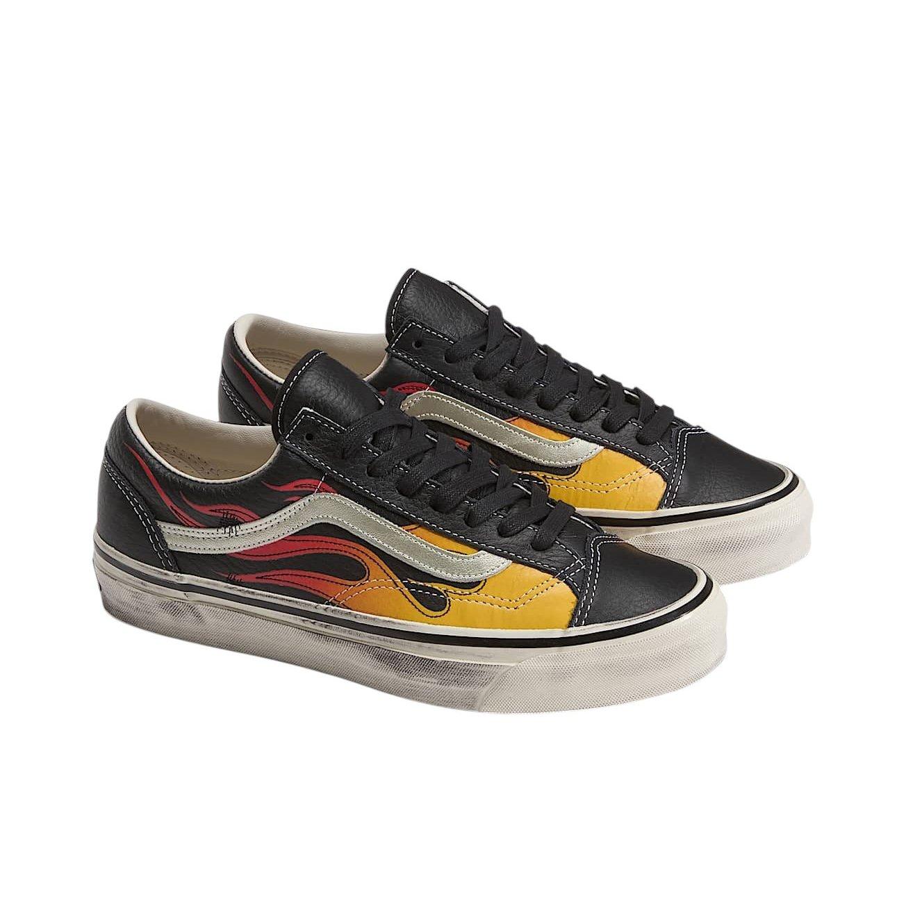Vans Premium Old Skool LX "Flame" Men's Shoe - BLACK