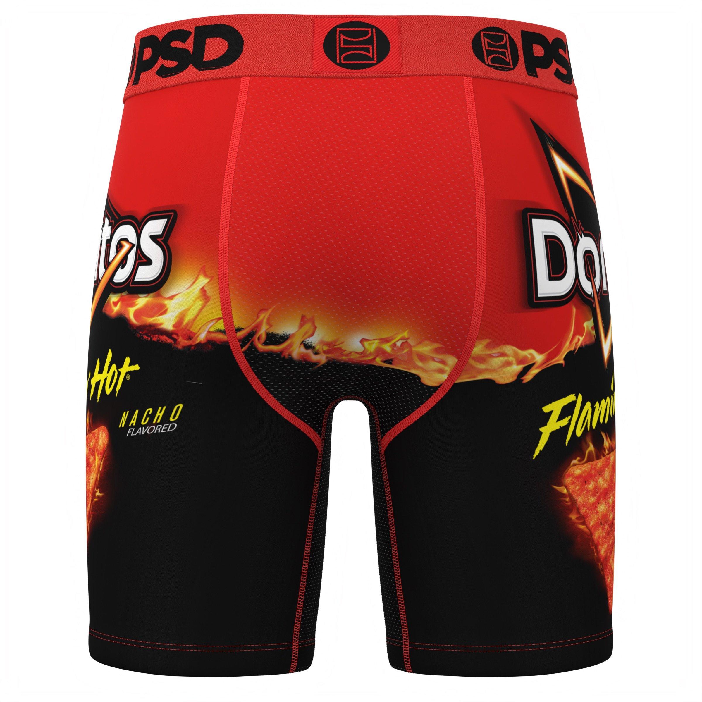 PSD Men's Doritos Flaming Hot Nachos Underwear - Red/Black - RED/BLACK