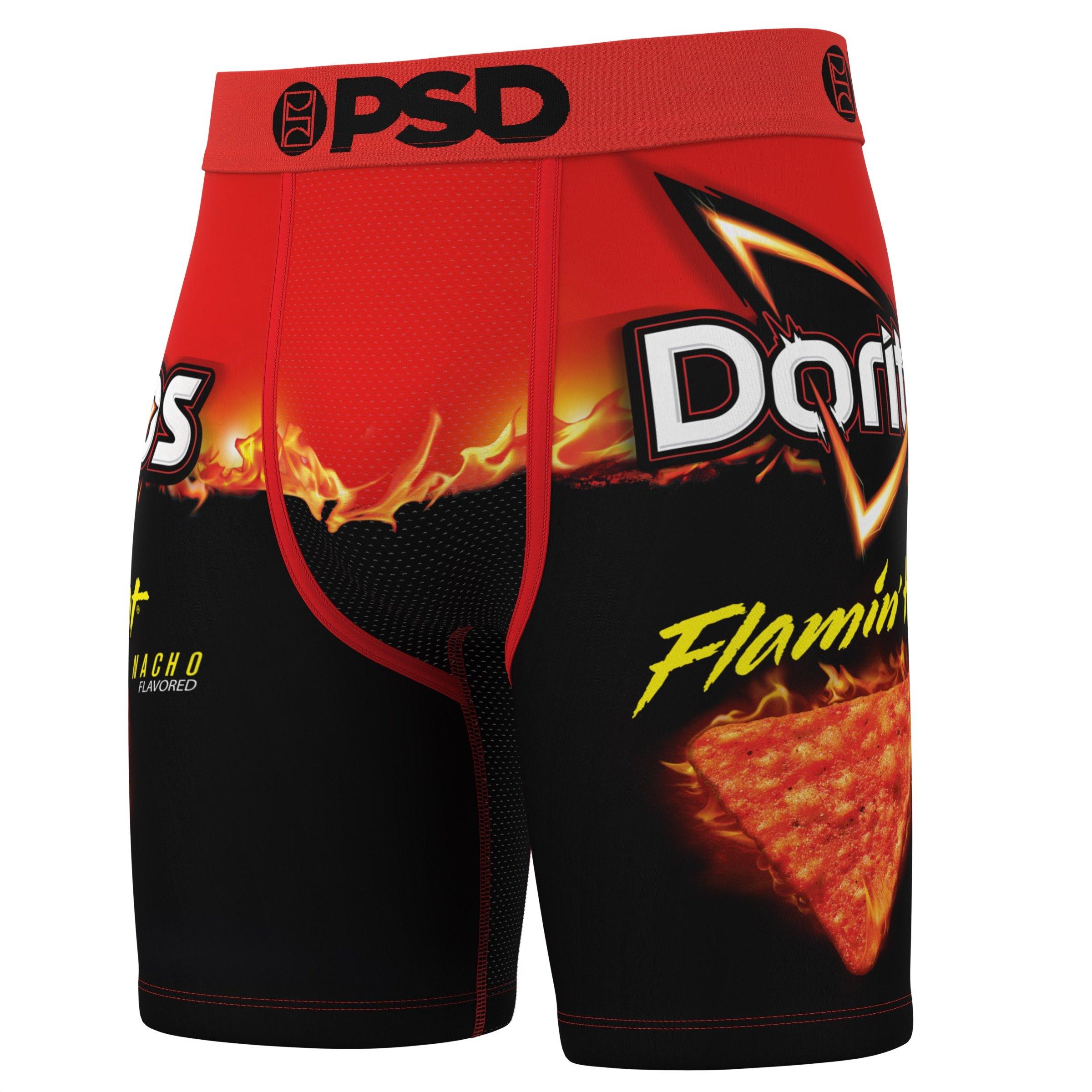PSD Men's Doritos Flaming Hot Nachos Underwear - Red/Black - RED/BLACK