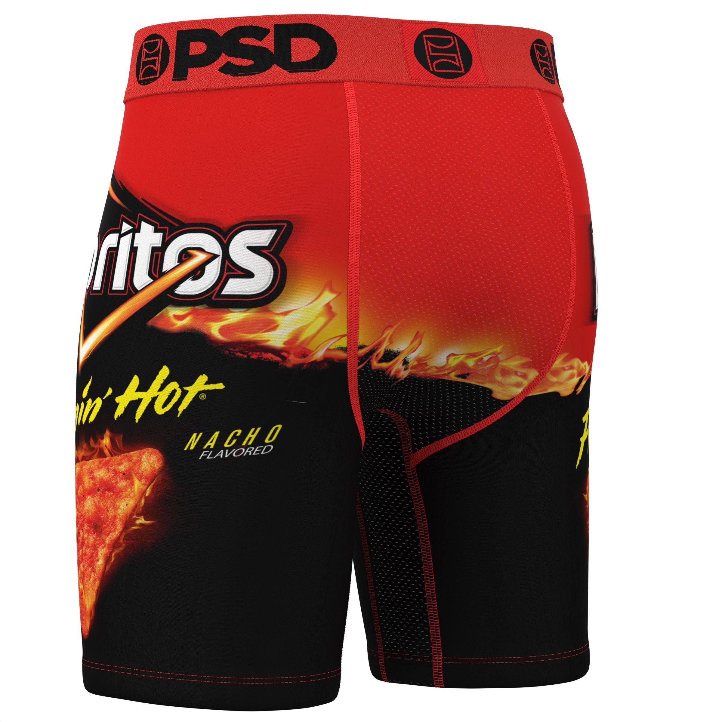 PSD Men's Doritos Flaming Hot Nachos Underwear - Red/Black - RED/BLACK