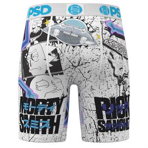 PSD Men's Rick and Morty Dark Shadows Underwear - White/Blue - WHITE/BLUE