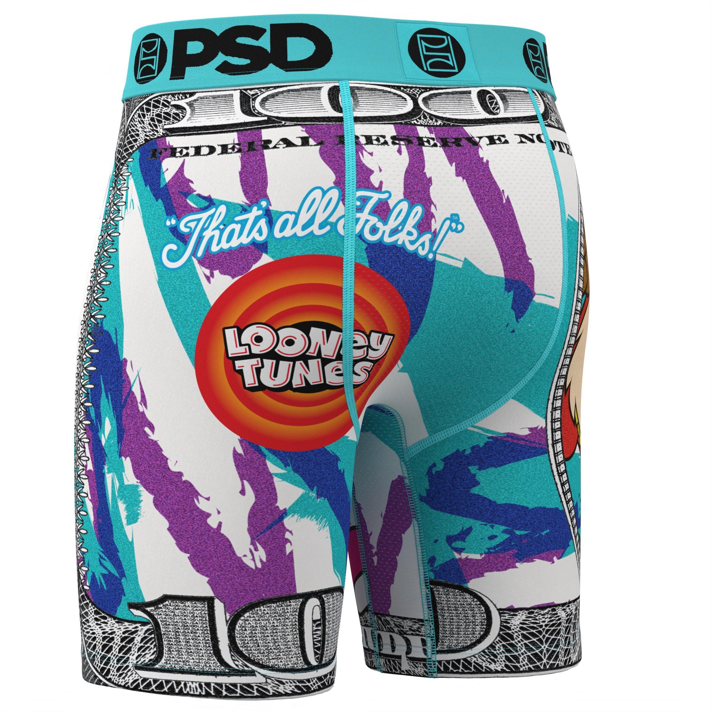 PSD Men's Tazmanian Devil Taz $100 Underwear - Multicolor - MULTI-COLOR