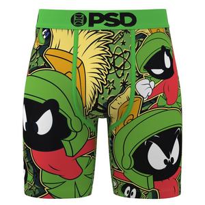 PSD Men's Marvin the Martian Faces Underwear - Green - GREEN