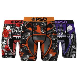 PSD Men's War Face Diamond Bucket Underwear - 3-Pack - MULTI-COLOR
