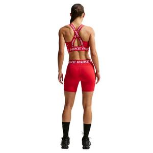 Nike Women's Pro 5-Inch Mid-Rise Shorts - University Red - RED