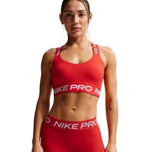 Nike Women's Pro 5-Inch Mid-Rise Shorts - University Red - RED