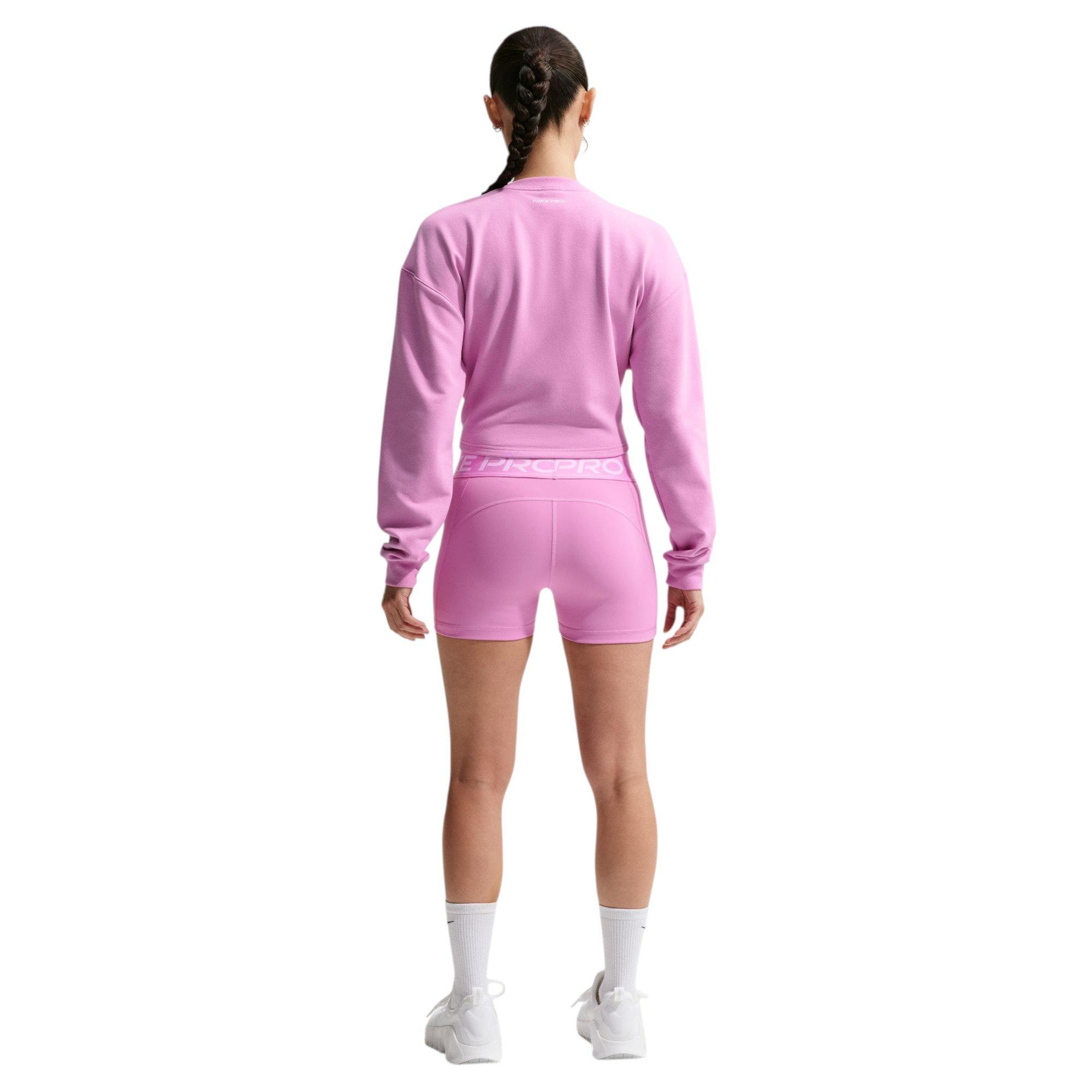 Nike Women's Pro 3-Inch Shorts - Light Magenta - PINK