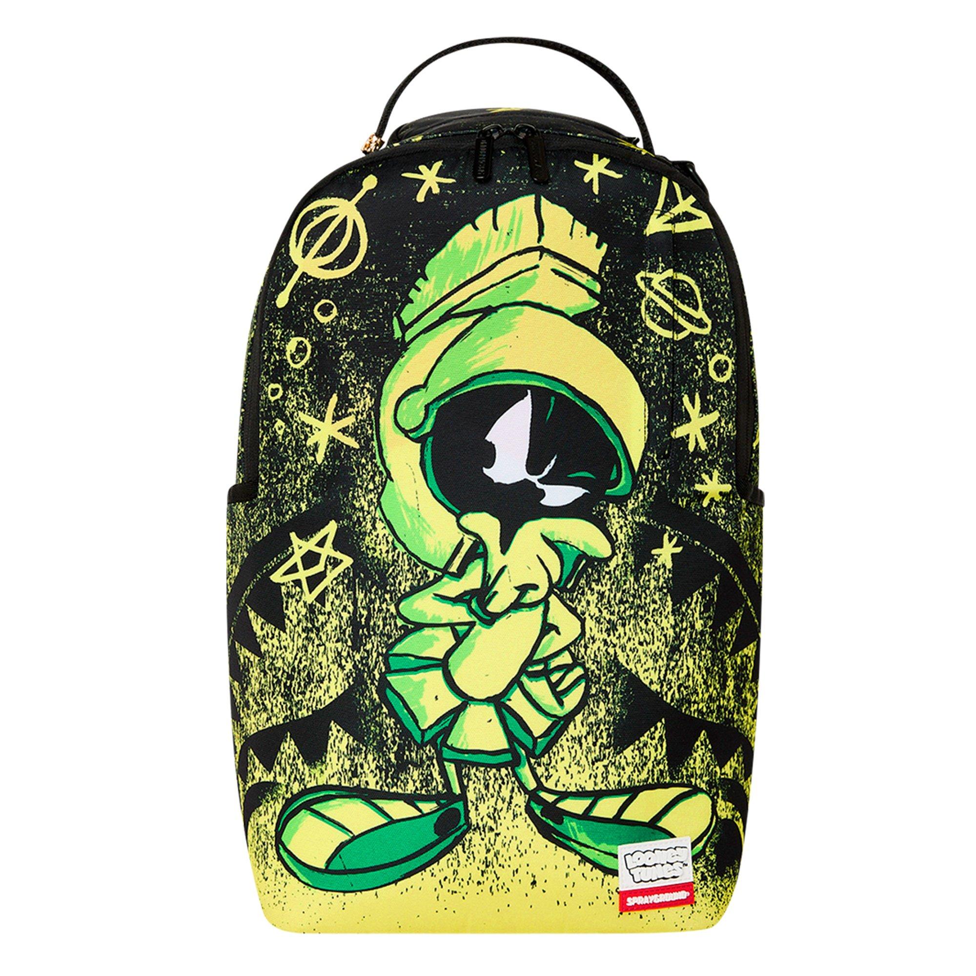 Sprayground Looney Tunes Marvin The Martian Backpack - Green - GREEN