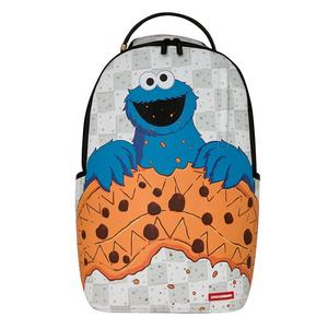Sprayground Sesame Street Cookie Monster Shark Backpack - White/Blue - WHITE/BLUE