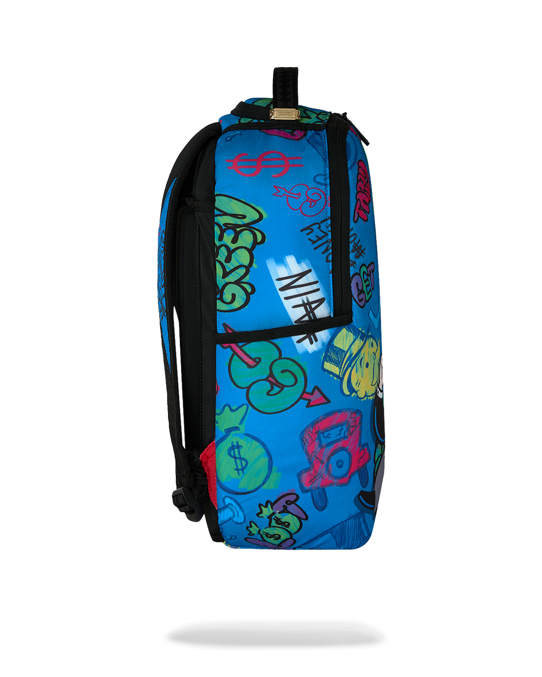 Sprayground Monopoly Blue Tear Backpack - Blue - BLUE