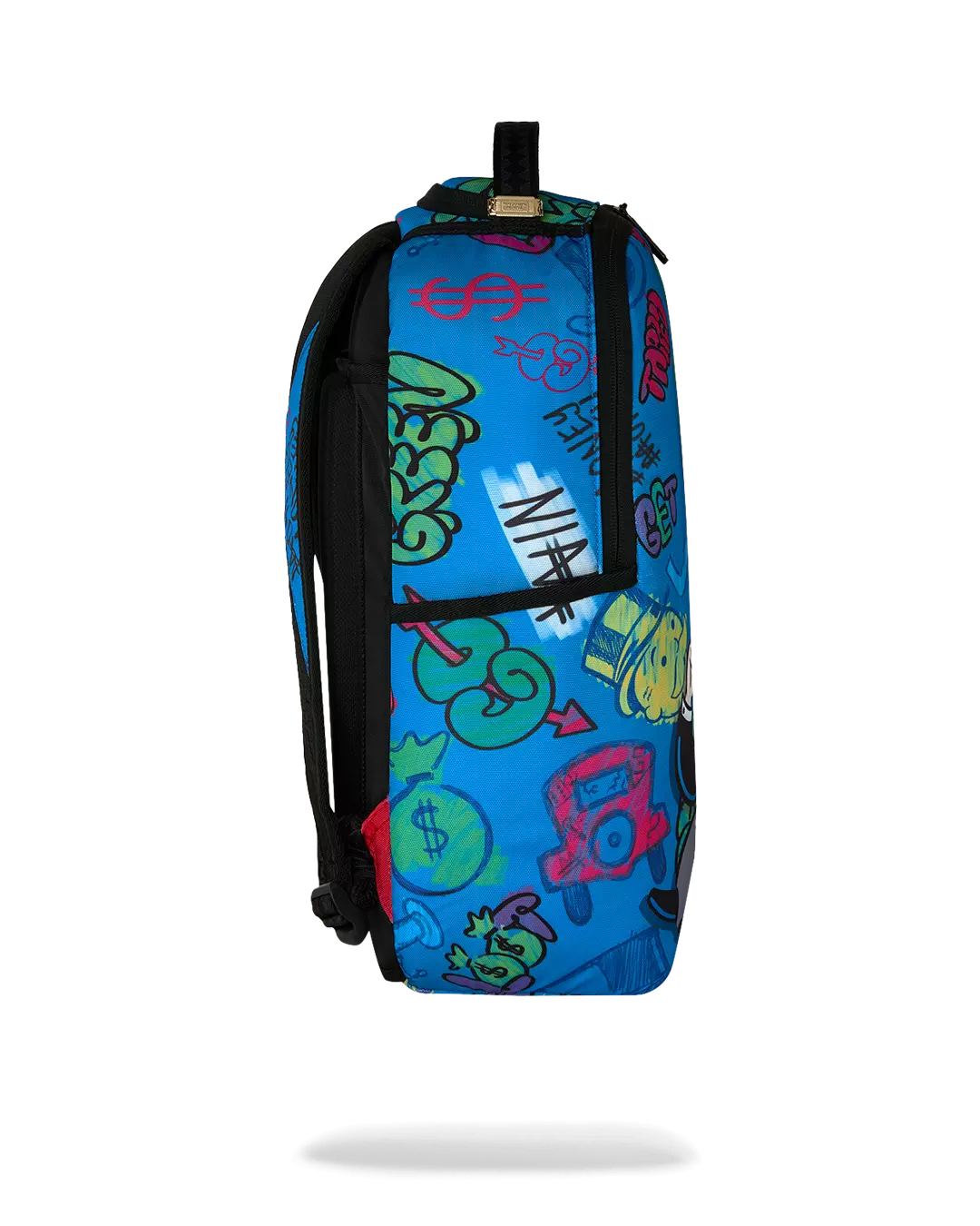 Sprayground Monopoly Blue Tear Backpack - Blue - BLUE