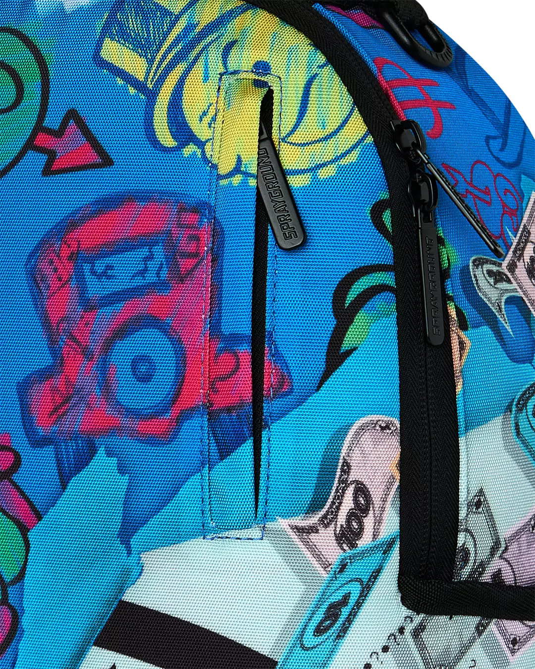 Sprayground Monopoly Blue Tear Backpack - Blue - BLUE
