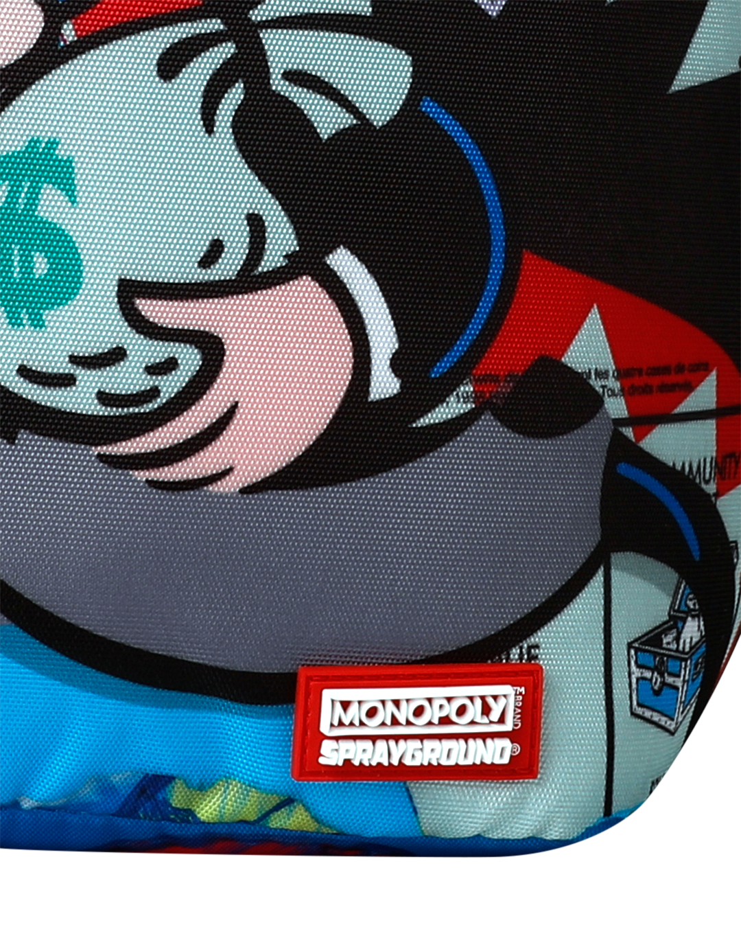 Sprayground Monopoly Blue Tear Backpack - Blue - BLUE