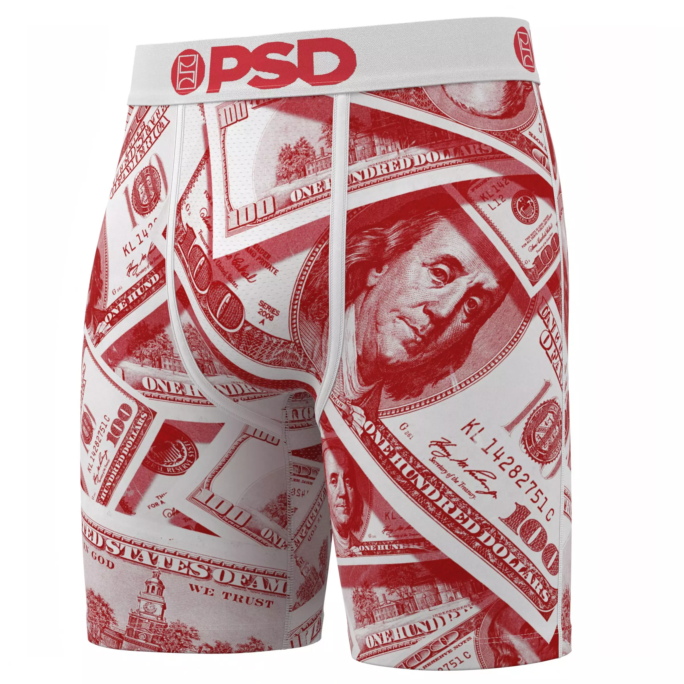 PSD Men's Red Luxury Underwear - 3PK - MULTI-COLOR