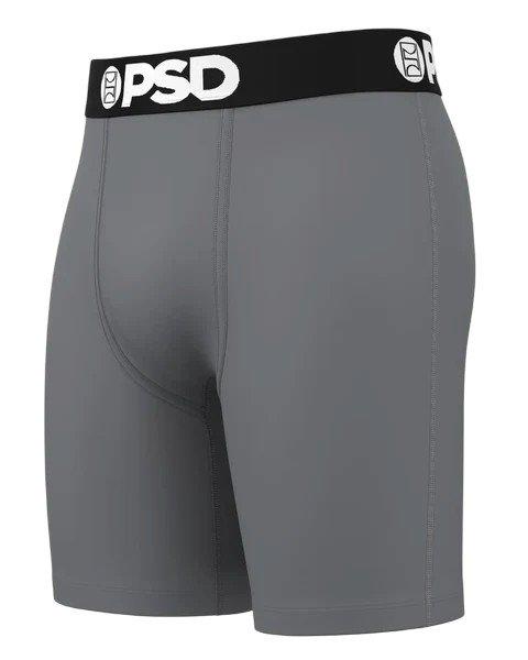 PSD Men's Solids Underwear - 3PK - BLACK/GREY/RED