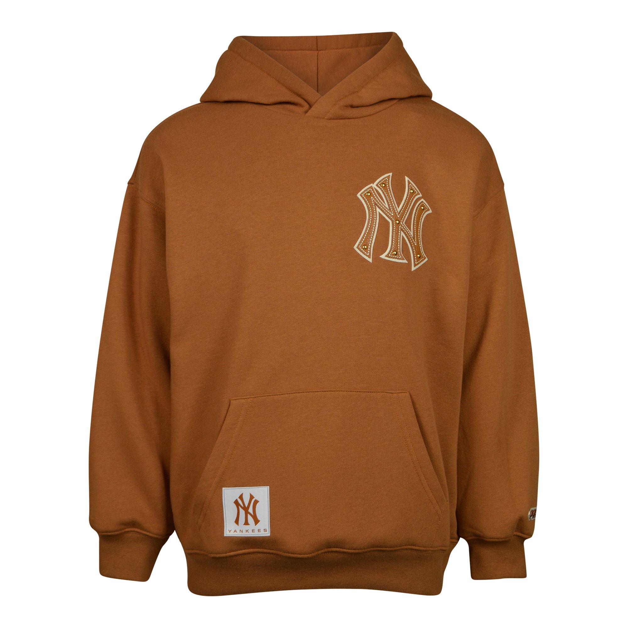 Pro Standard Big Boys' Wheat NY Yankees Hoodie - WHEAT