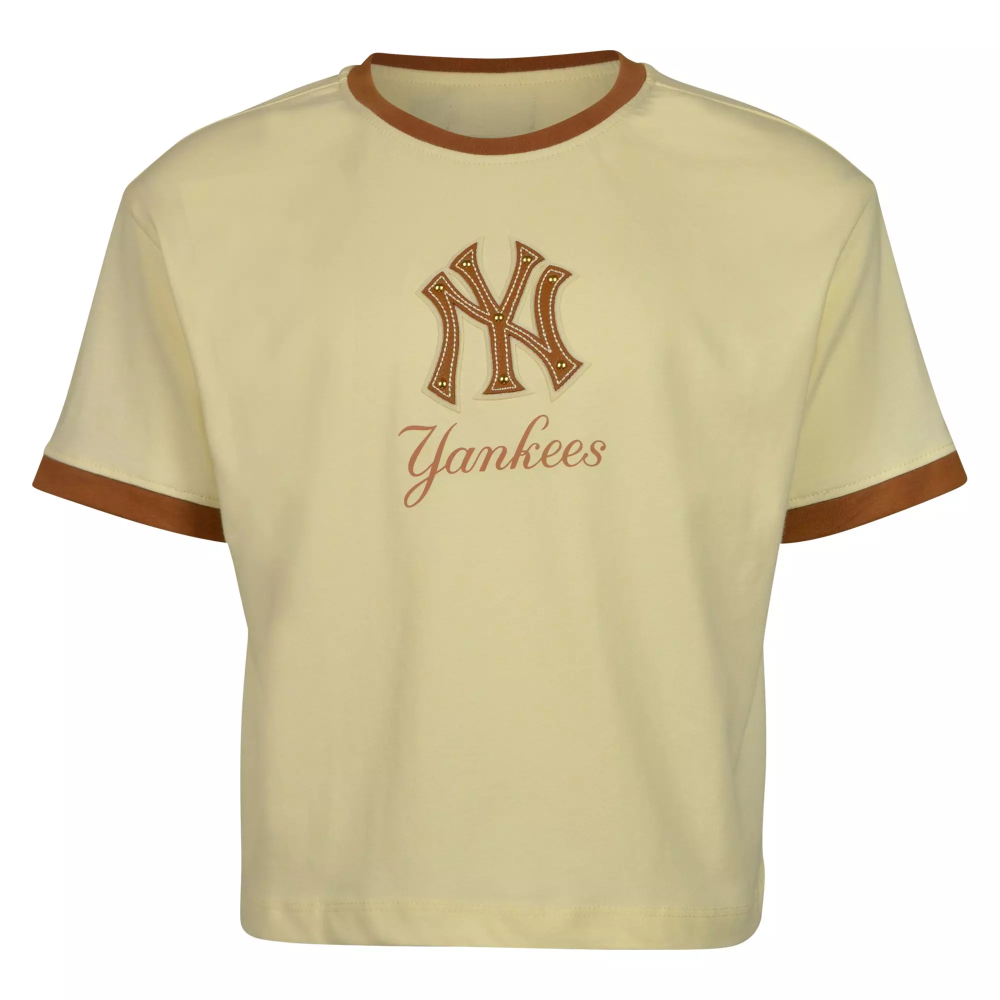 Pro Standard Big Boys' NY Yankees Wheat Tee - CREAM